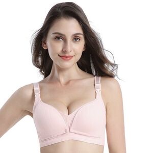 Pink Nursing Soft Cotton Bra New With Tags